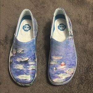 Timberland PRO Slip-On in Blue and White Watercolor Print